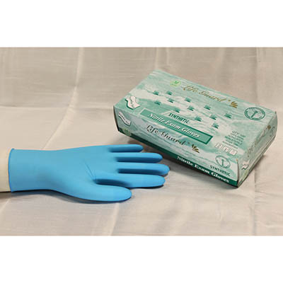 GLOVE NITRILE LG BLUE PF EXAM