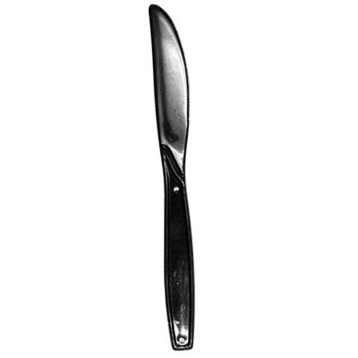 CUTLERY KNIFE EX-HEAVY PS BLACK