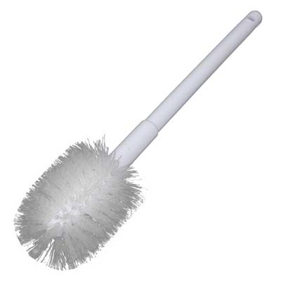 BRUSH BOWL TOILET WHT DELUXE SCRATCHLESS
