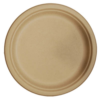 PLATE 10" BAGASSE PLATE  FFAS FREE