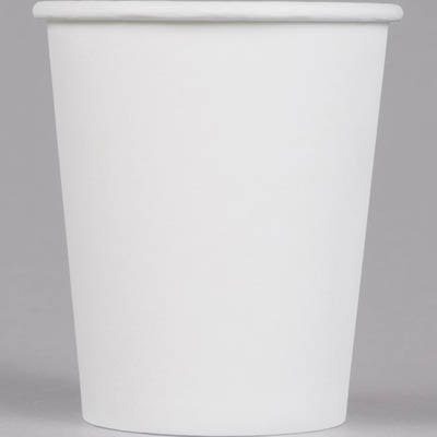 CUP PPR HOT 8 OZ WHT SINGLE WALL