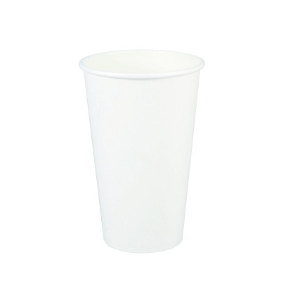 CUP PPR HOT 16 OZ WHT SINGLE WALL