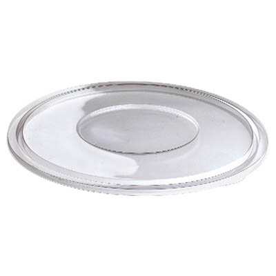 LID PLAST CLR FLAT FITS 24-48 OZ