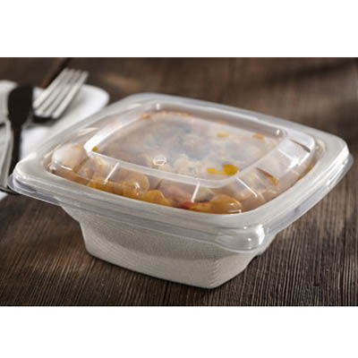 LID PLAST VENTED PP FOR 16 OZ BOWL SQR