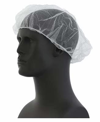 HAIR NET 22" NYLON WHT LT WT