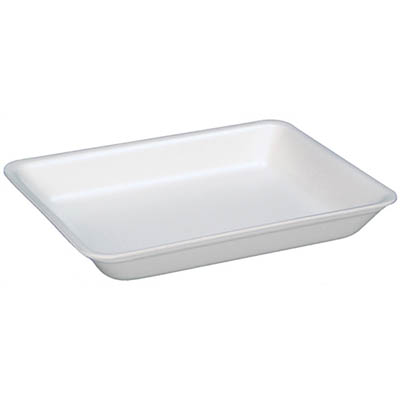 TRAY FOAM MEAT #4P WHITE