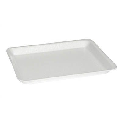 TRAY FOAM MEAT #8S WHITE