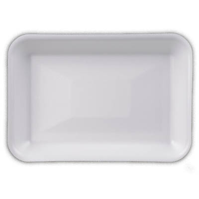 TRAY FOAM MEAT #20S WHITE