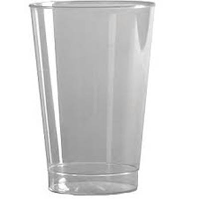 CUP PLAST 10 OZ TUMBLER CLR