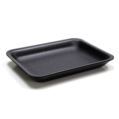 TRAY FOAM MEAT #4P BLACK -BF