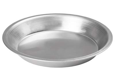 PIE PAN 9" 1-1/2" DEEP ALUMINUM