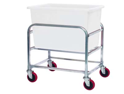 CART BULK GOODS WHITE W/CASTERS