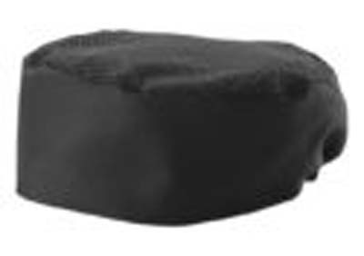 CHEF HAT PILLBOX HAT 3-1/2" BLACK