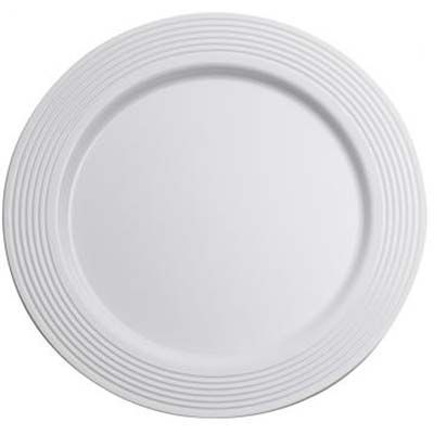 PLATE PLAST 9" WHT