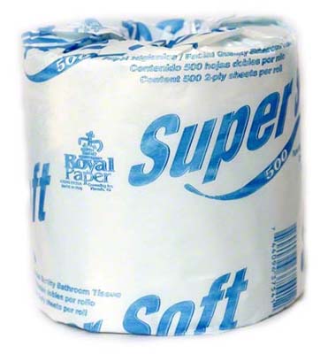 TOILET TISSUE 2-PLY SUPER SOFT 500SHT/RL