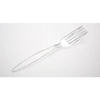 CUTLERY FORK XHVY CLEAR