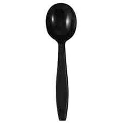 CUTLERY SPOON SOUP XHVY BLACK