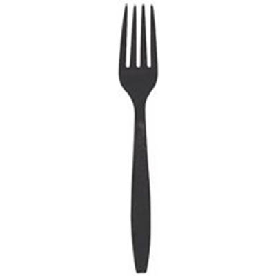 CUTLERY FORK XHVY BLACK PS