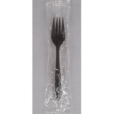 CUTLERY FORK XHVY WRPD BLACK