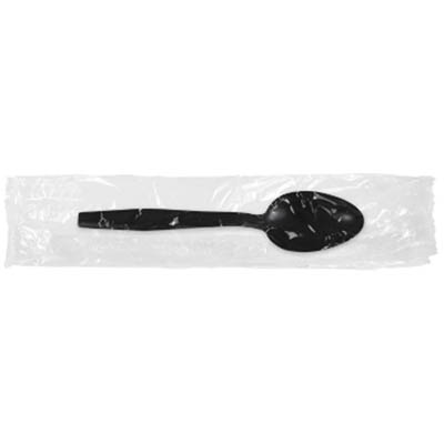 CUTLERY TEASPOON XHVY WRPD BLK PS