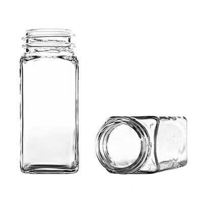 JAR SPICE 1 GAL SQR CLEAR