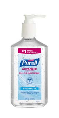 SANITIZER LIQUID PURELL PUMP BTL