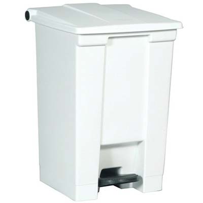 CONTAINER STEP ON 12 GAL 16X15X23 WHITE