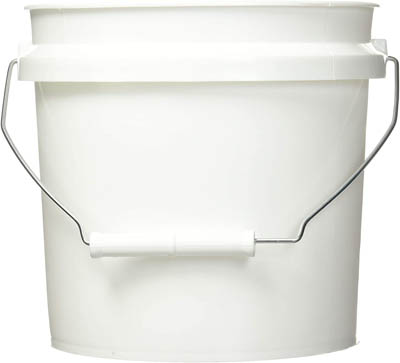 PAIL WHITE PLASTIC 1 GALLON