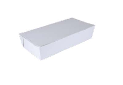 CONTAINER SANDWICH WHT 7X3X2-5/8