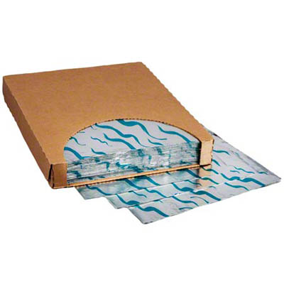 FOIL SHEETS 13X10.5 TEAL WAVE LINES