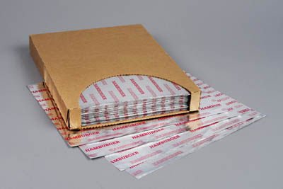 FOIL SHEETS 10.5X14 HAMBURGER PRINT