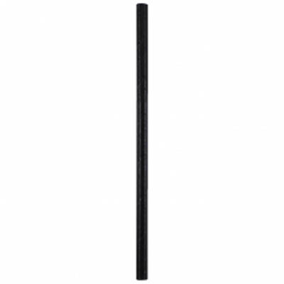 STRAW PPR 7.75" JUMBO BLK UNWRAPPED