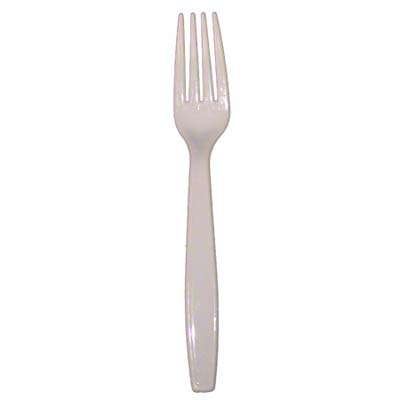 CUTLERY FORK FULL SZ XHVY WHT