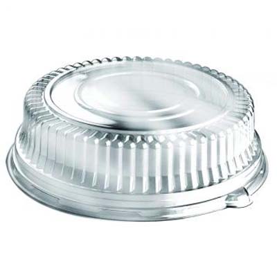 LID PLAST HI-DOME FOR 12" TRAY PET