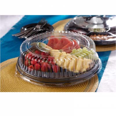 LID PLAST HI-DOME FOR 16" TRAY PET