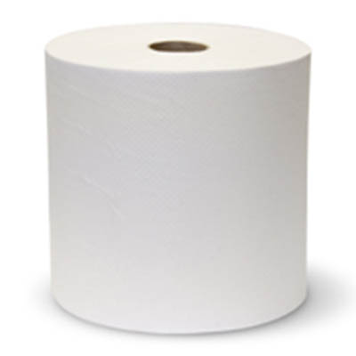 TOWEL 8"X1000' WHITE ROLL