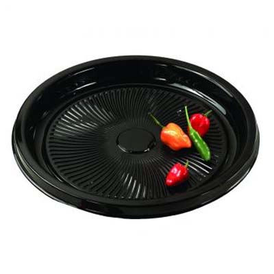 PLATTER PLAST 12" BLK NOVA PLUS PET