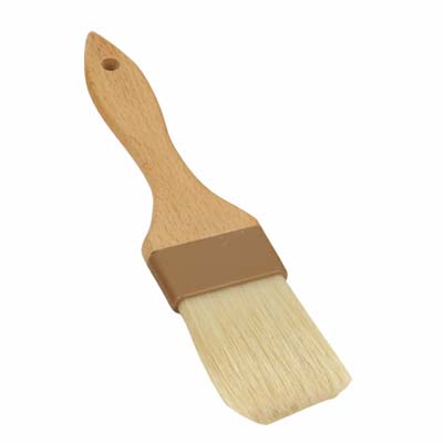 PASTRY BRUSH 2" WIDE FLAT WOOD HANDLE