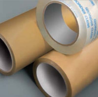 TAPE 3/8 X 180 YDS TAN PVC