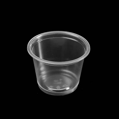 CUP PORTION PLAST 1 OZ CLR