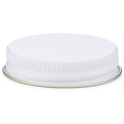 LID WHITE METAL PLASTISOL(CROWN)PK1600