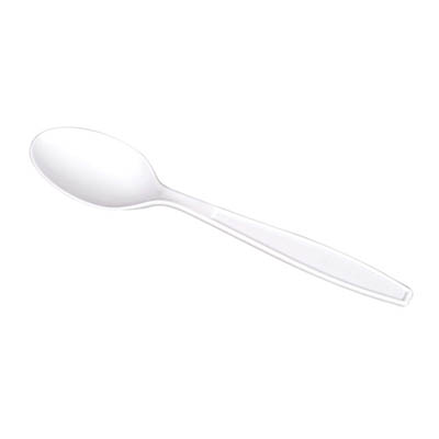 CUTLERY TEA SPOON HEAVY-WEIGHT/ WHITE U