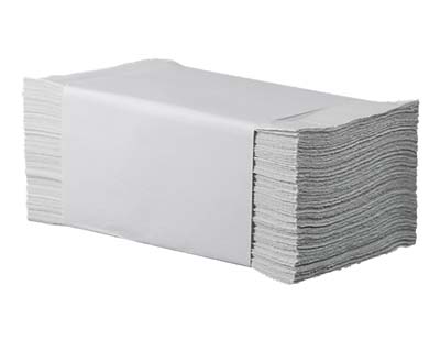 TOWEL SINGLFOLD 9.5X10.25 WHT OPTIMA