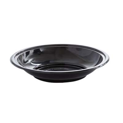 BOWL PLAST 28 OZ BLK ENTREE BASE