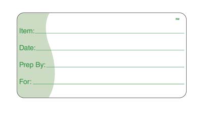 LABEL 2X4 ITEM/DATE/PREP BY REMOVEABLE