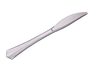 CUTLERY KNIFE SILVER REFLECTION