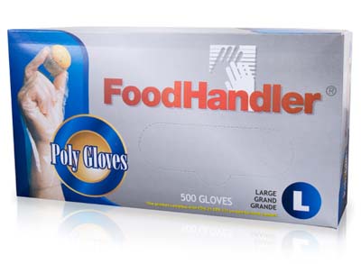 GLOVE POLY UNISIZE EMBOSSED