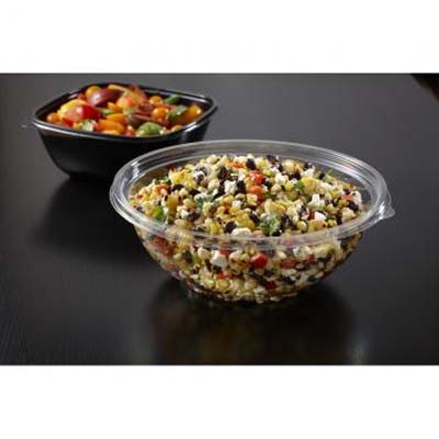 BOWL PLAST 48 OZ CLR PET