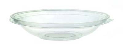 BOWL PLAST 24 OZ CLR LRG SHALLOW