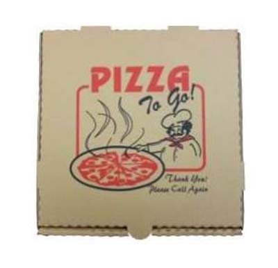 BOX PIZZA 16" KRAFT STK DESIGN 1-5/8" DP